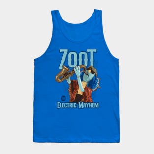 blue-haired saxophone electric mayhem Tank Top